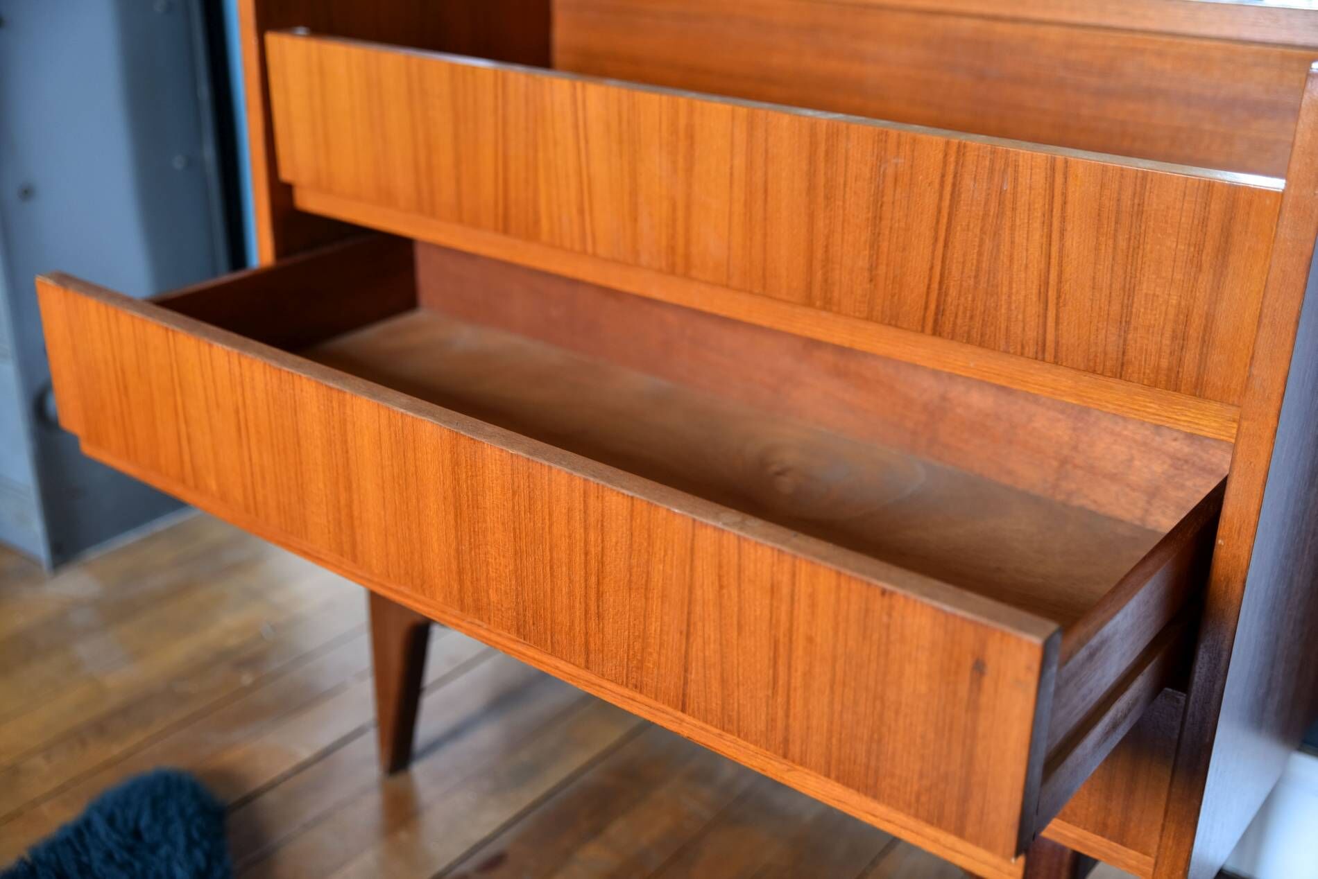 Scandinavian hairdresser 60s teak