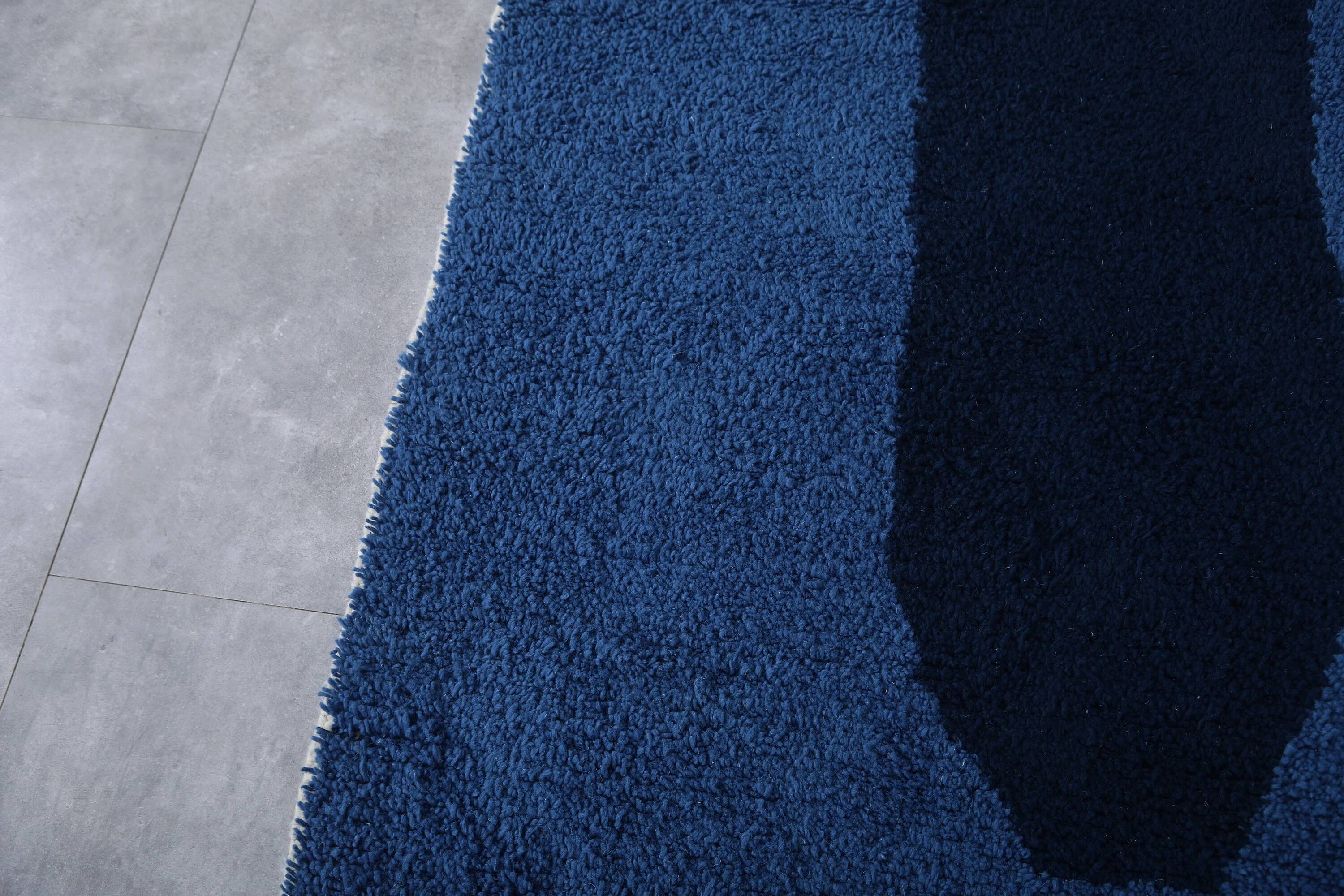 Moroccan handmade wool rug 3 x 2 m