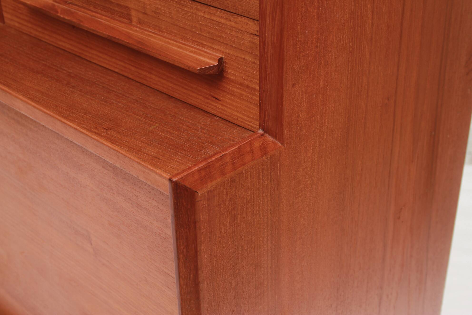 1960s sideboard - secretary combination in teak