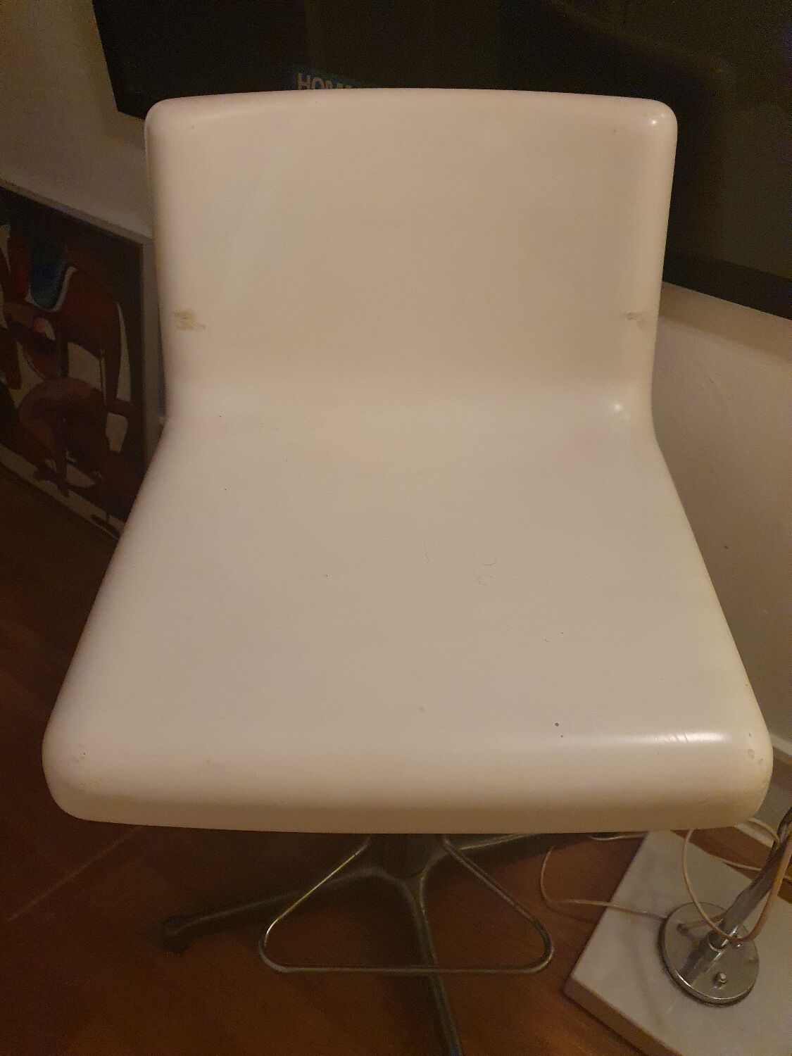 Bar or workshop high chair 80s