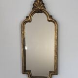 18th century style mirror in gilded wood