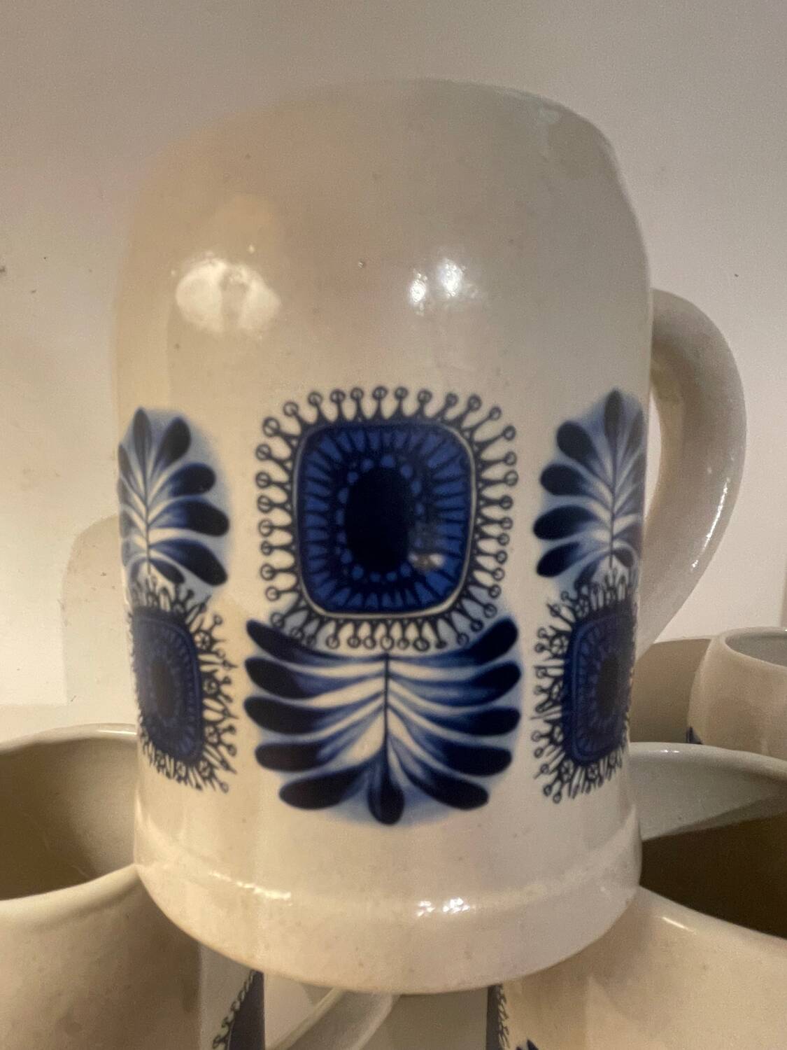 Vintage ceramic mugs from Limoges