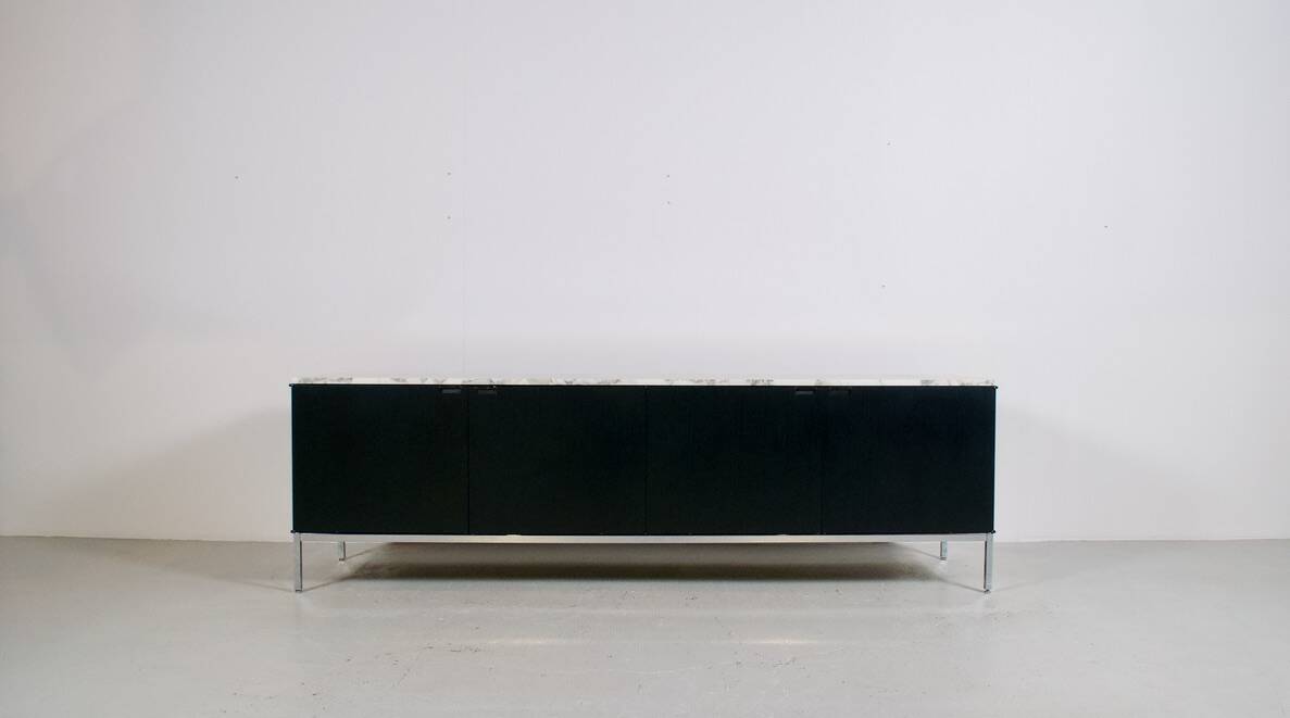 BLACK OAK AND FLORENCE MARBLE SIDEBOARD KNOLL 2000 KNOLL INTERNATIONAL PUBLISHER