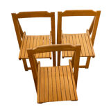 Chaise pliante en bois