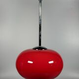 1960s 1970s Pendant Light Glass Ceiling Lamp Space Age Design