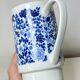 Vintage Melitta coffee service – White porcelain with blue flowers – 1970s – Made in Germany