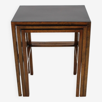 1930s J. Halabala Restored Nesting Tables, Czechoslovakia