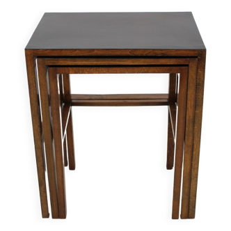 1930s J. Halabala Restored Nesting Tables, Czechoslovakia