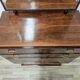 Exclusive 1940s Art Decò sideboard in walnut burl with mirror