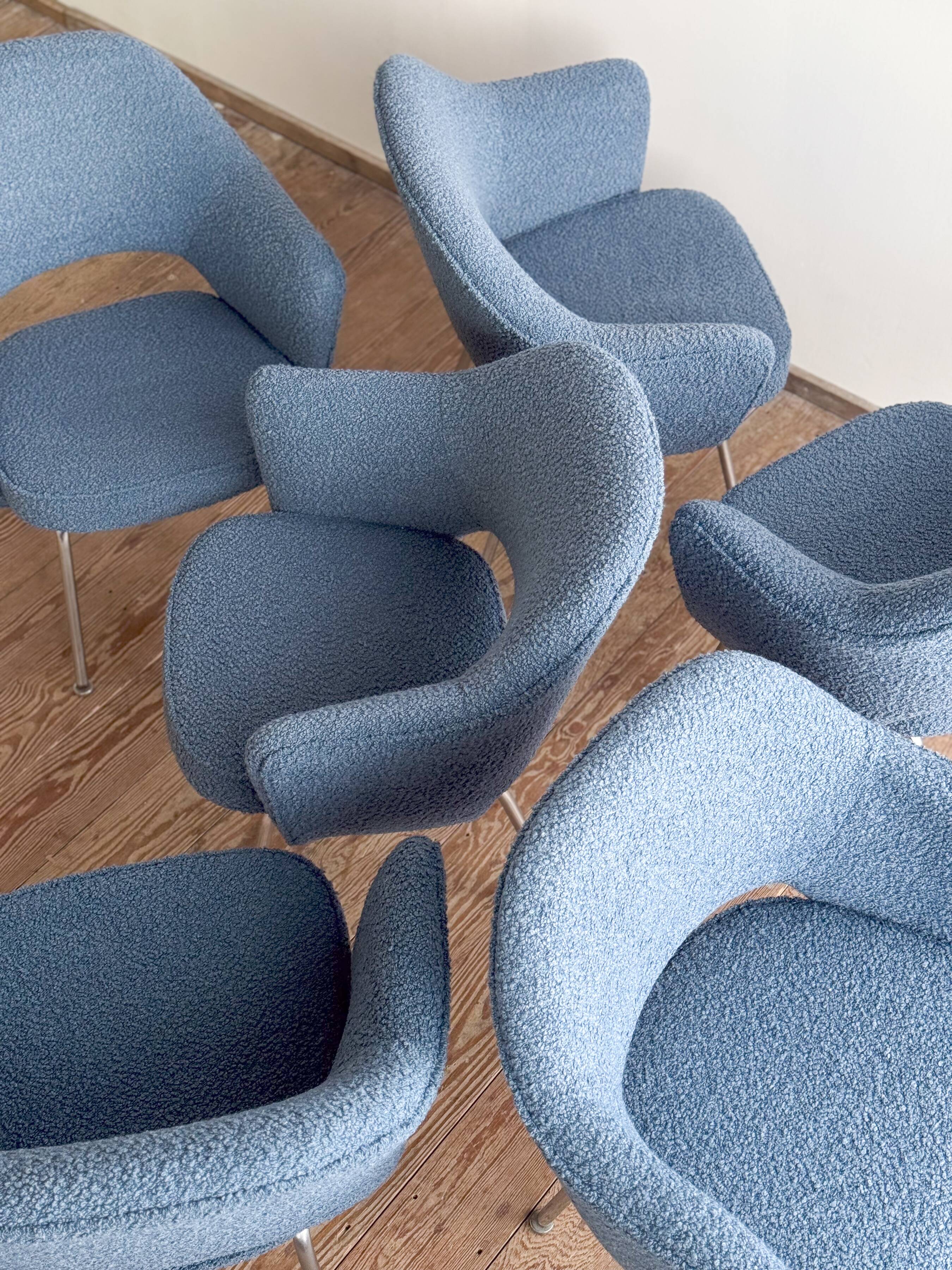 Ensemble de 6 chaises Executive vintage par Eero Saarinen pour Knoll, 1940
