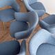 Ensemble de 6 chaises Executive vintage par Eero Saarinen pour Knoll, 1940