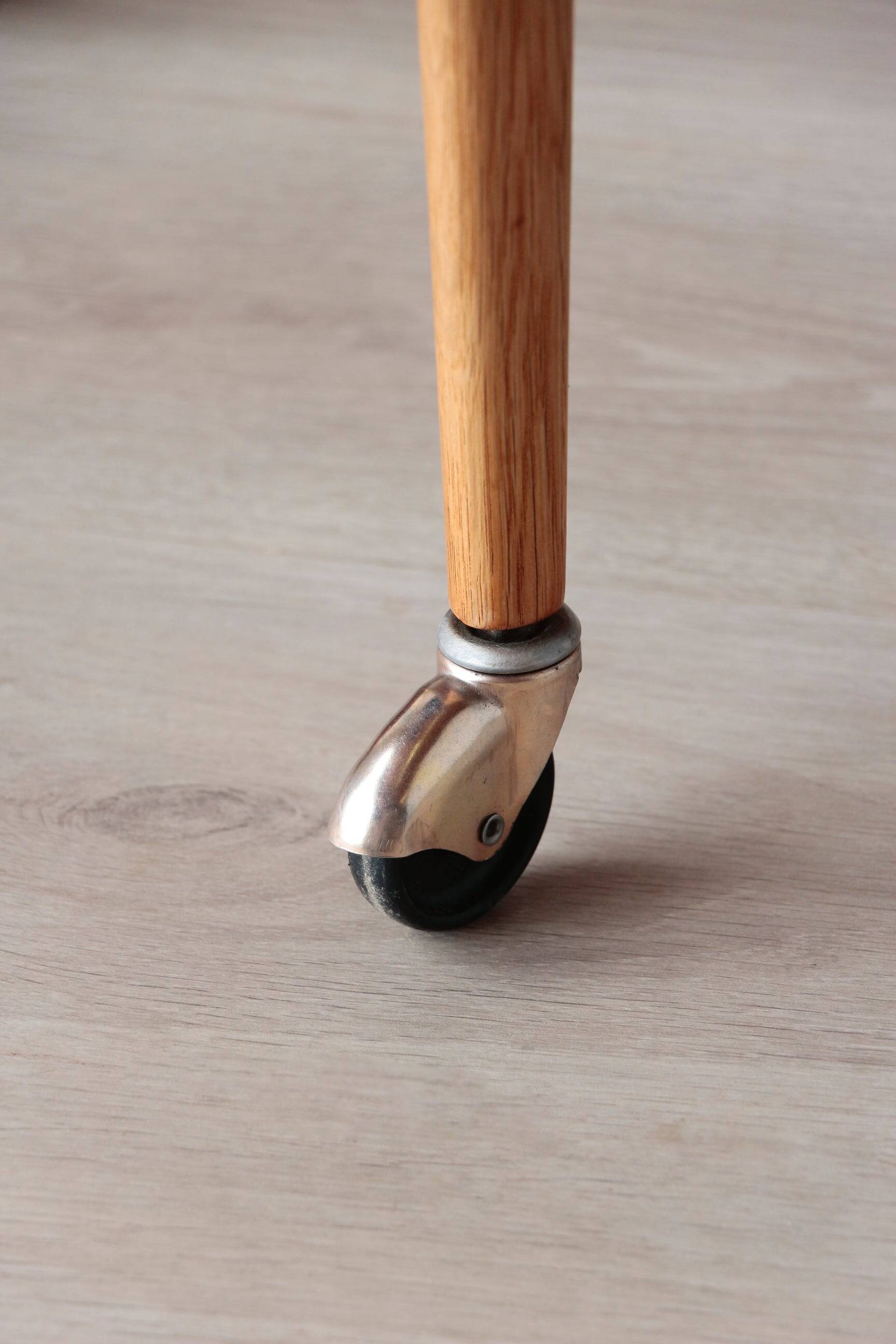 Scandinavian 'Thea' side table in rosewood and laminate, Yngve Ekström