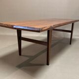 Rosewood coffee table Scandinavian design 1950.