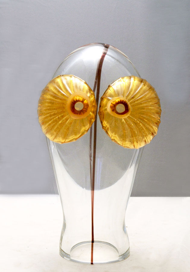 Carlo Moretti Murano owl sculpture unique piece 1960s