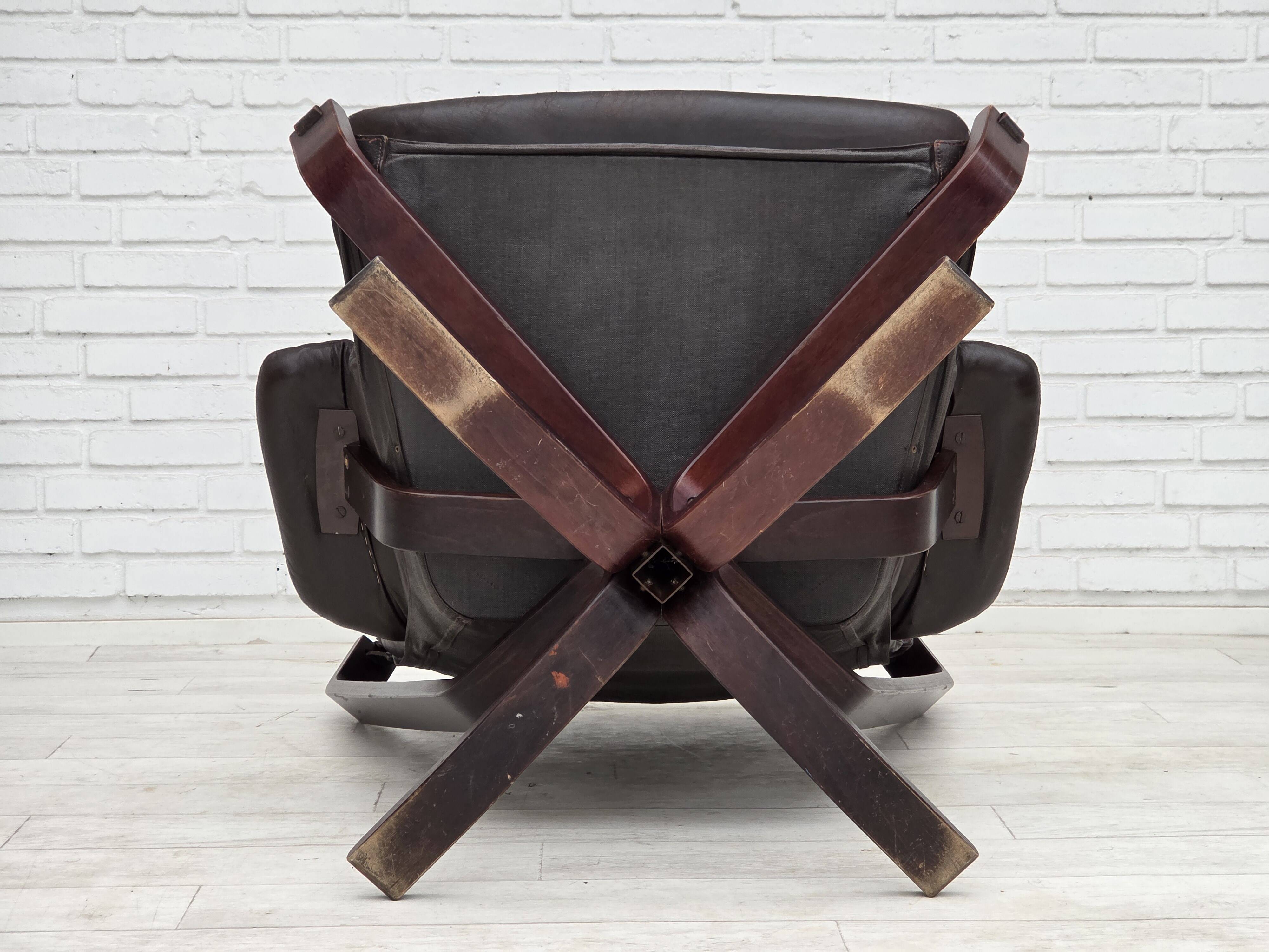 1970s, Norwegian chair by Sigurd Ressel, model "Falcon".