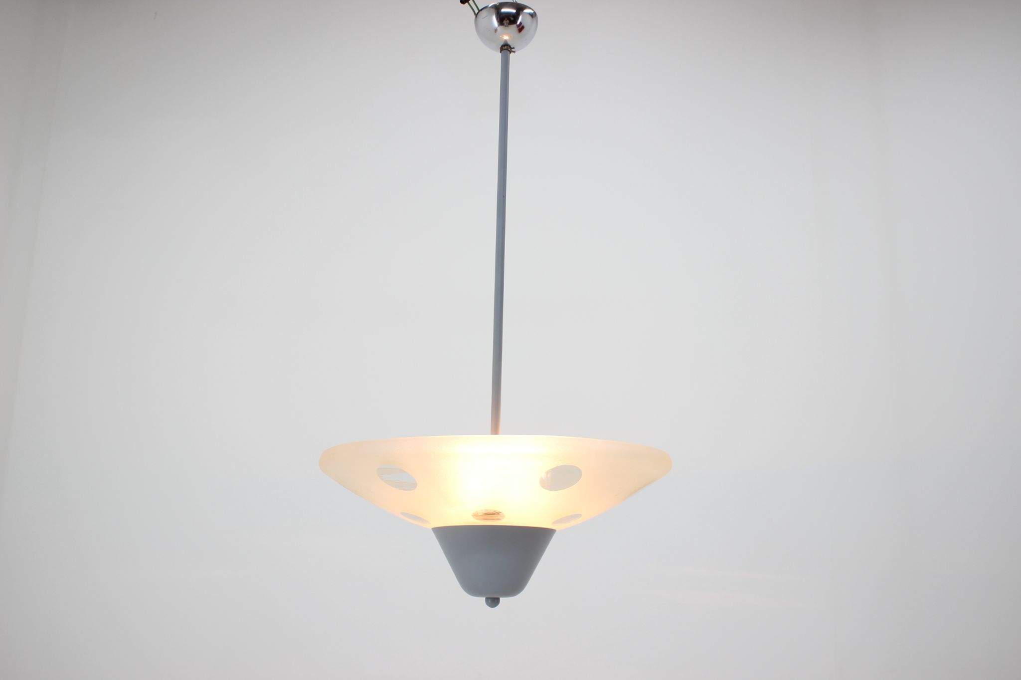Rare Bauhaus Chandelier by  Franta Anyz for Napako,1940's.