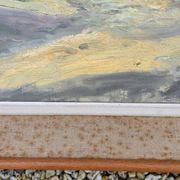 Augizeau Gabriel Large Oil on Canvas Signed Titled Sigournais Vendée