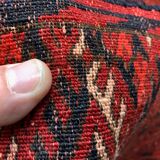 Vintage Afghan Turkoman village Rug 360x240 cm