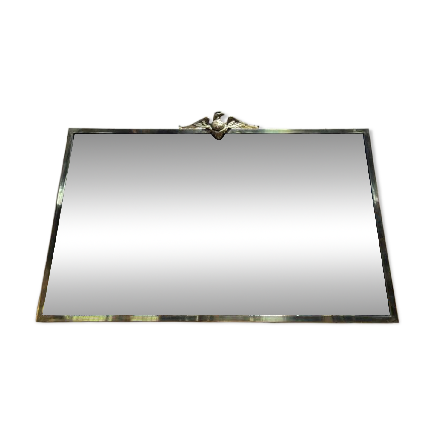Miroir empire laiton