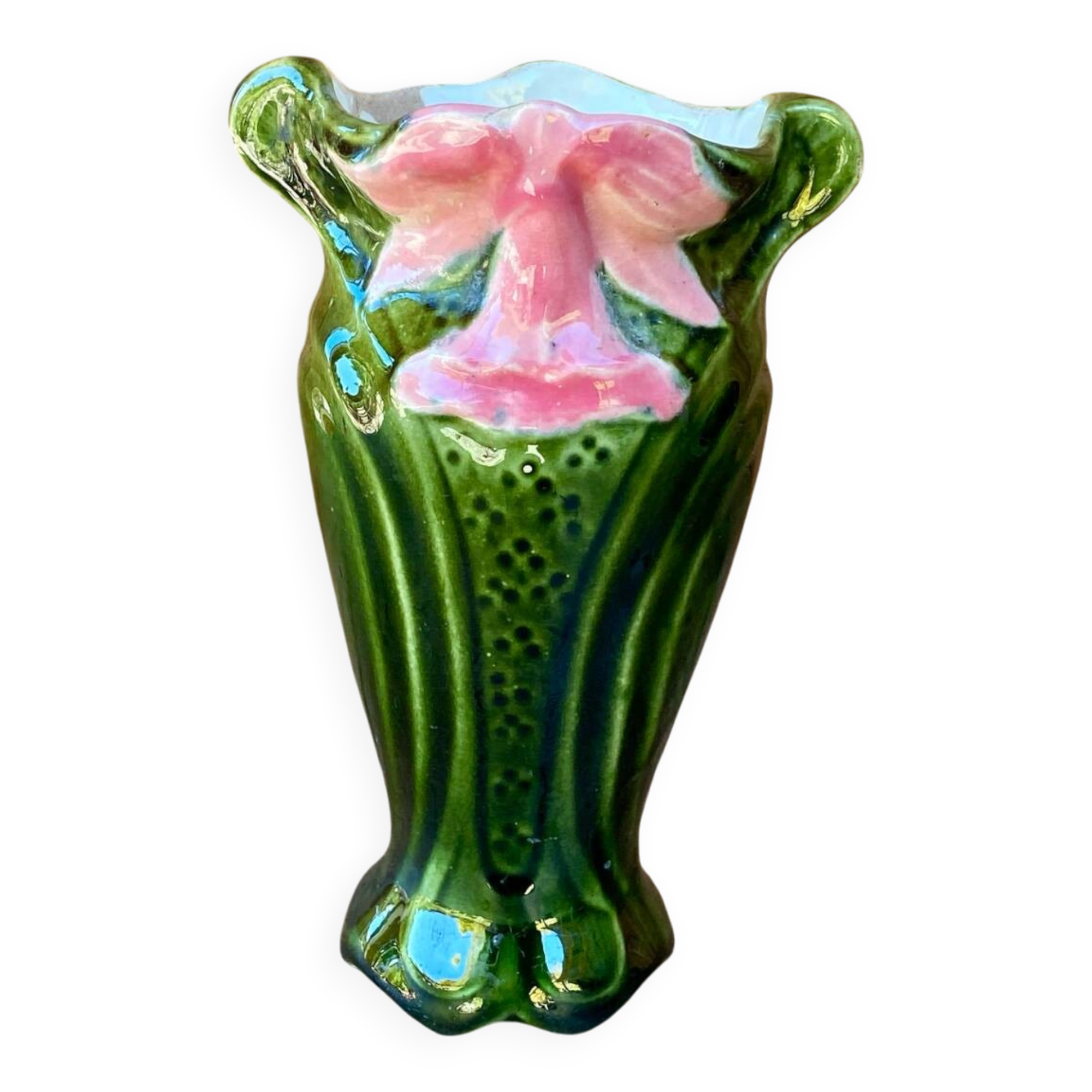 Art Nouveau slip vase