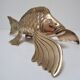 Sculptural brass fish from the 70s