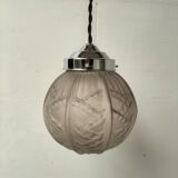 Art Deco glass pendant light