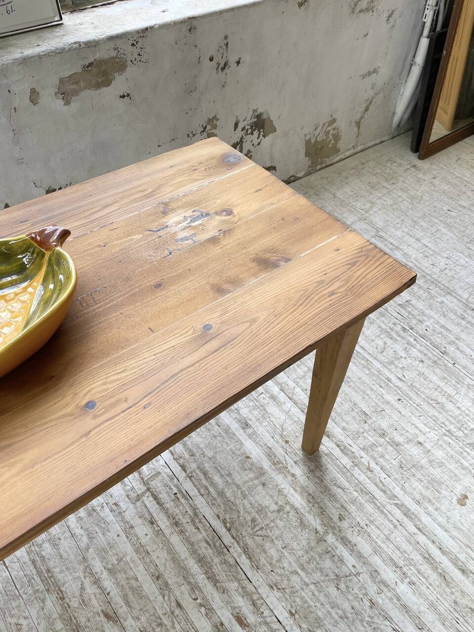 2m pine farm table