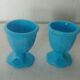 2 opaline fair egg cups
