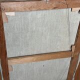 Original Mid Century Swedish Oil On Canvas – Coastal View, Grundsund By Carl Gunne – Vintage & Framed