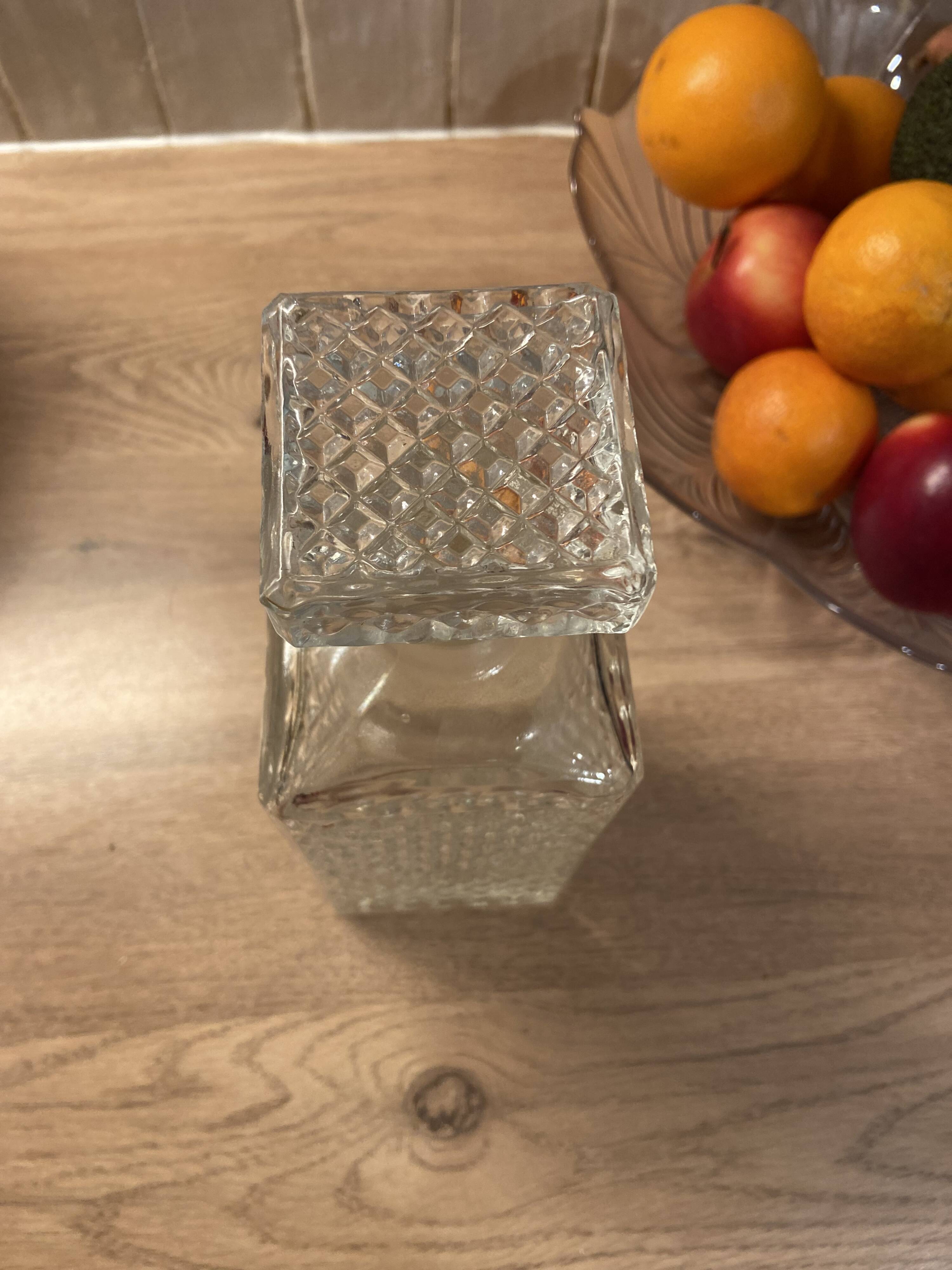 Vintage glass carafe – Made in Italy