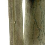 Art Deco green iridescent vase, Montieres France 1930s