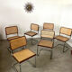 Lot de 6 chaises Cesca B32 Marcel Breuer, 1970