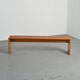 Solid pine bench, Les Arcs 1800, France, circa 1975
