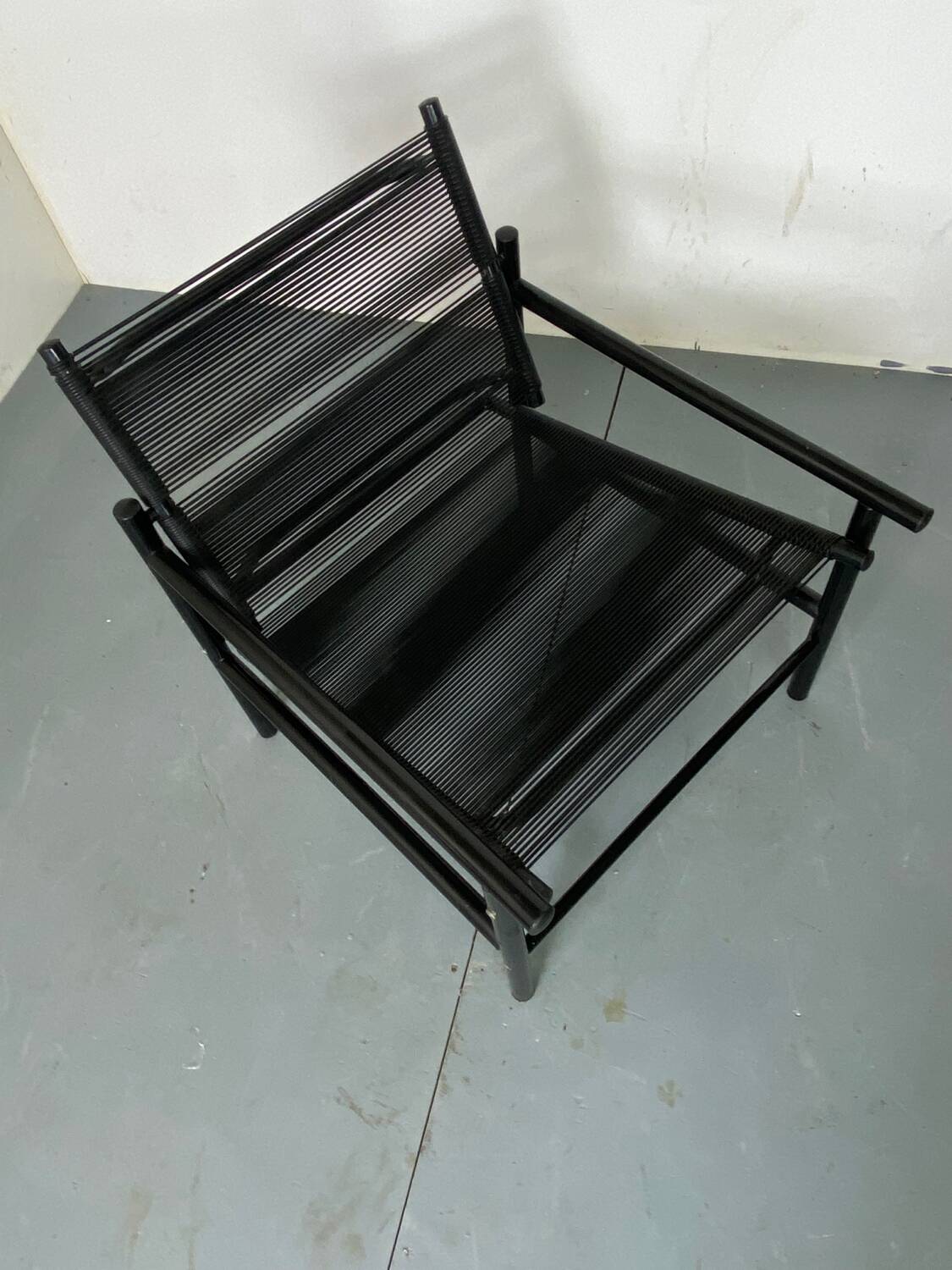 Italian Spaghetti Easy Chair from Fly Line, Italy, 1980s