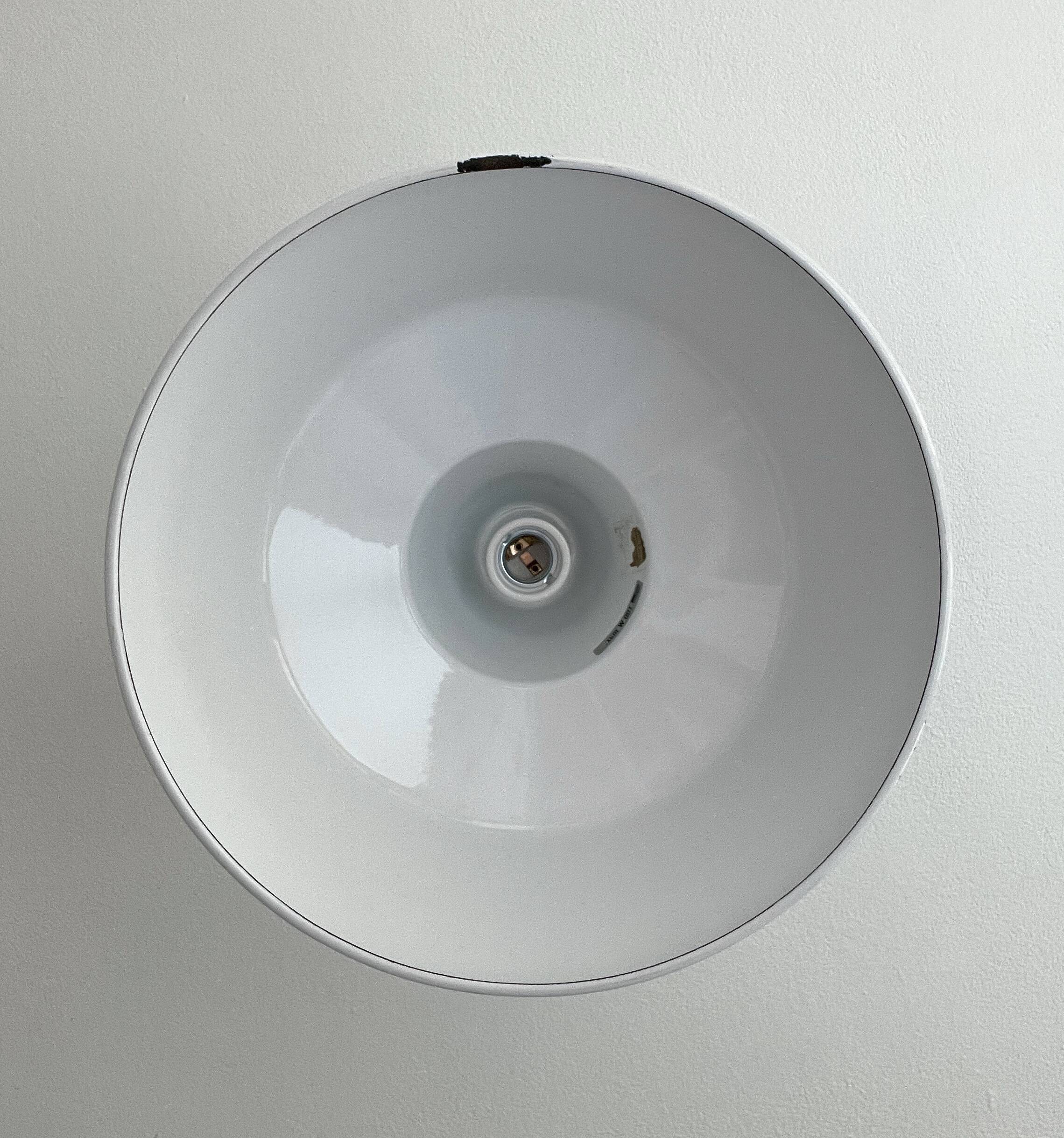 Industrial pendant light by Axel Wedel Madsen for Louis Poulsen, 1960s