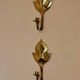 Pair of mid-century Swedish brass sconces