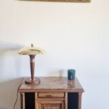 Art Deco style articulated lamp - Wood and brass - 1930s period