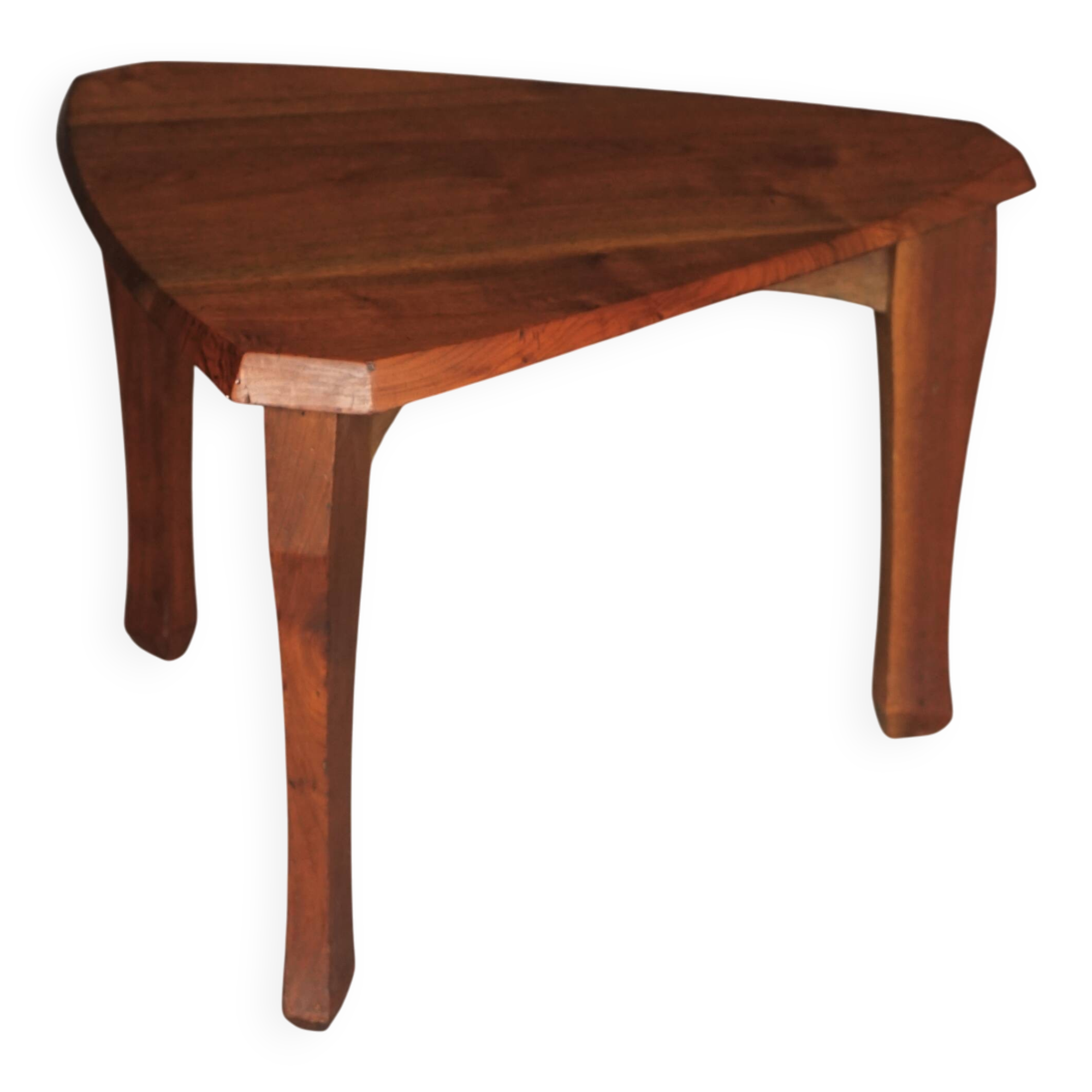 Anthroposophical Organic Coffee Table in walnut, 1950s