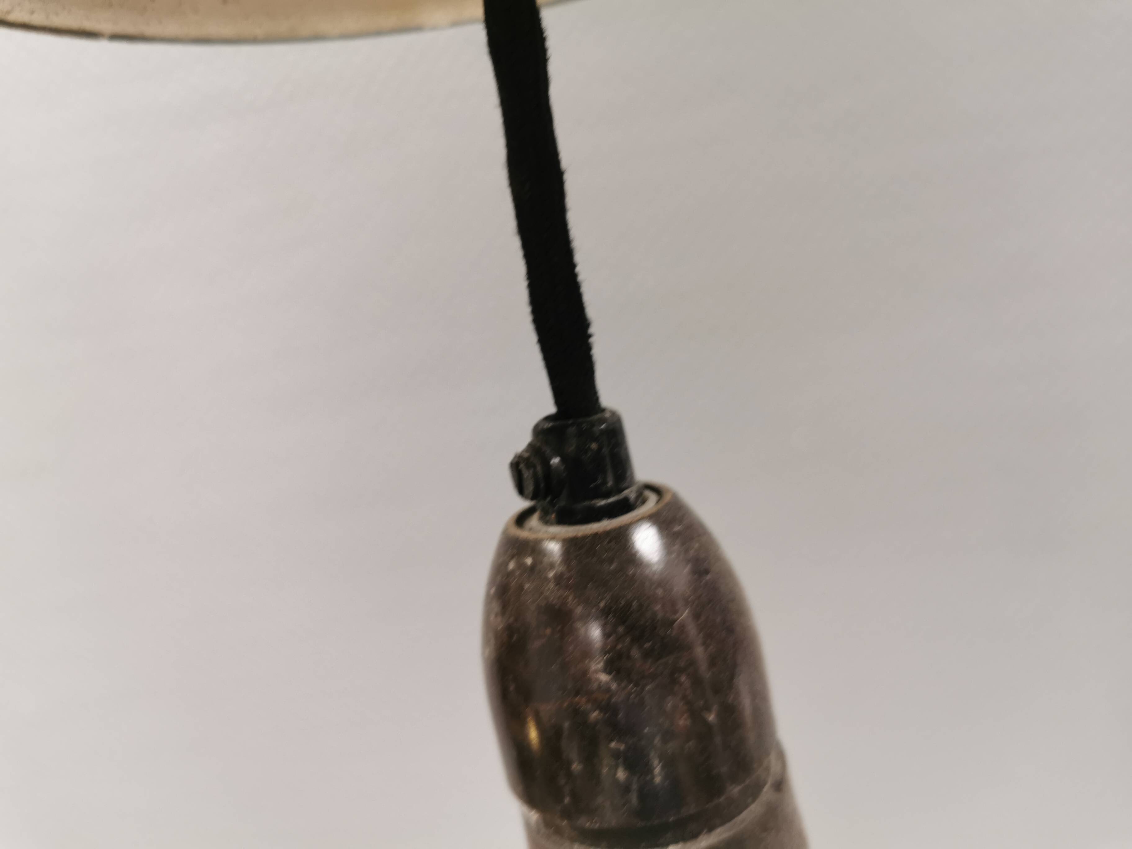 Beautiful ceramic hanging lamp, designed by jette hellerøe denmark, 1960s.