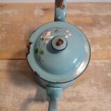 Blue enamel coffee pot