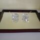 Serving tray with mirror
