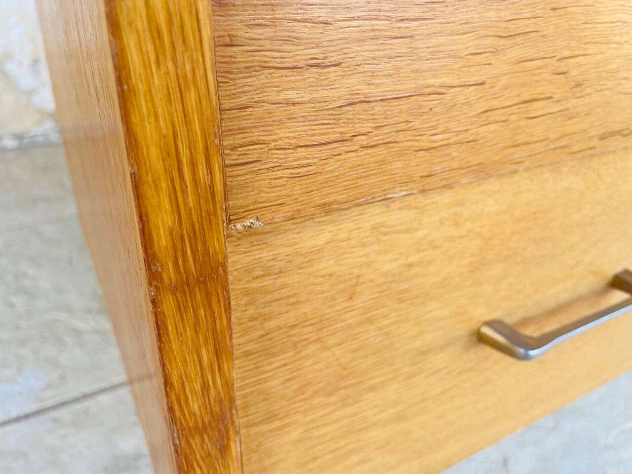 Vintage 4-drawer chest of drawers by Capelle, circa 1960s