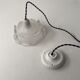 Lot 3 old pendant lamps ezan art-deco