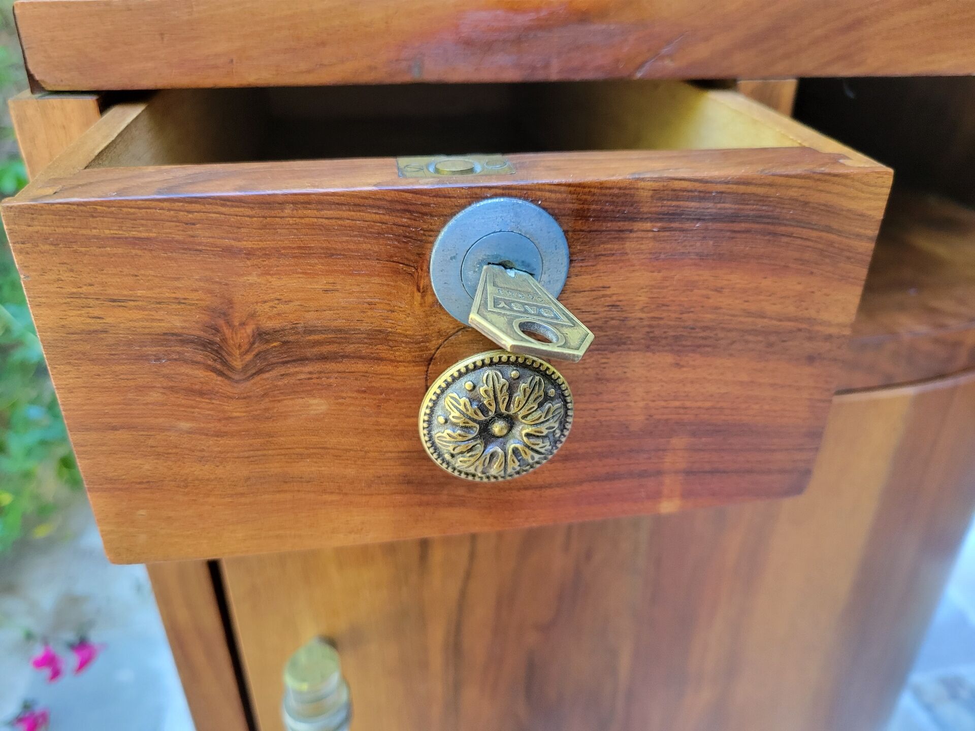 Art Deco bedside table or side table from the 1930s.