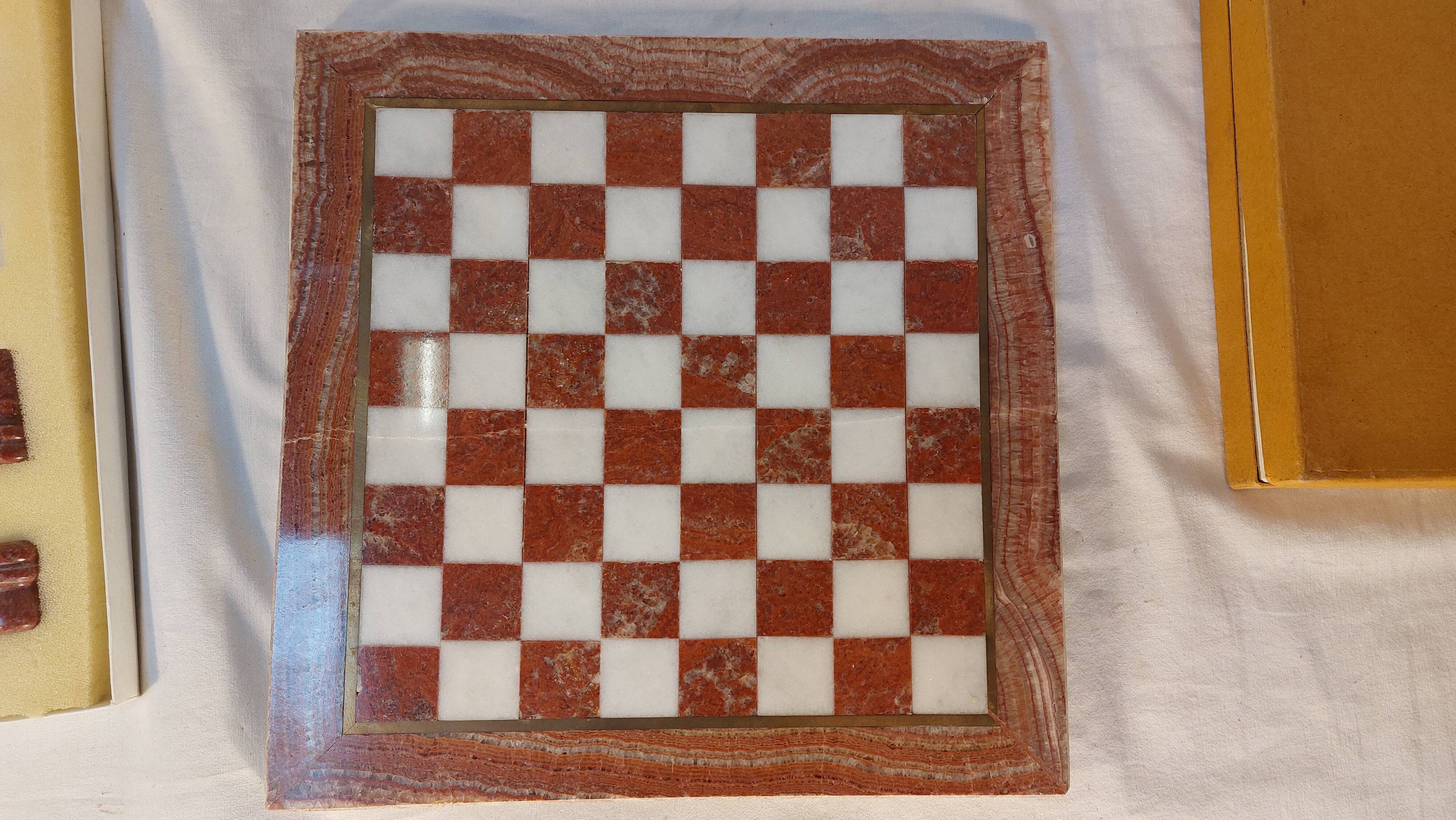 Marble chess from the 60s - Provenance Turkey