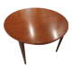 Scandinavian extendable table vintage teak 1960s