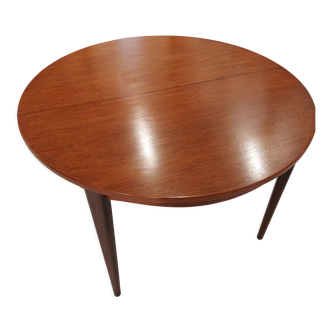 Scandinavian extendable table vintage teak 1960s