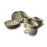 Service à café en porcelaine polonaise