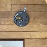 Applique murale plafonnier opaline blanche carrée 1960 1970