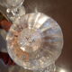 Set of 17 glasses in ancient crystal